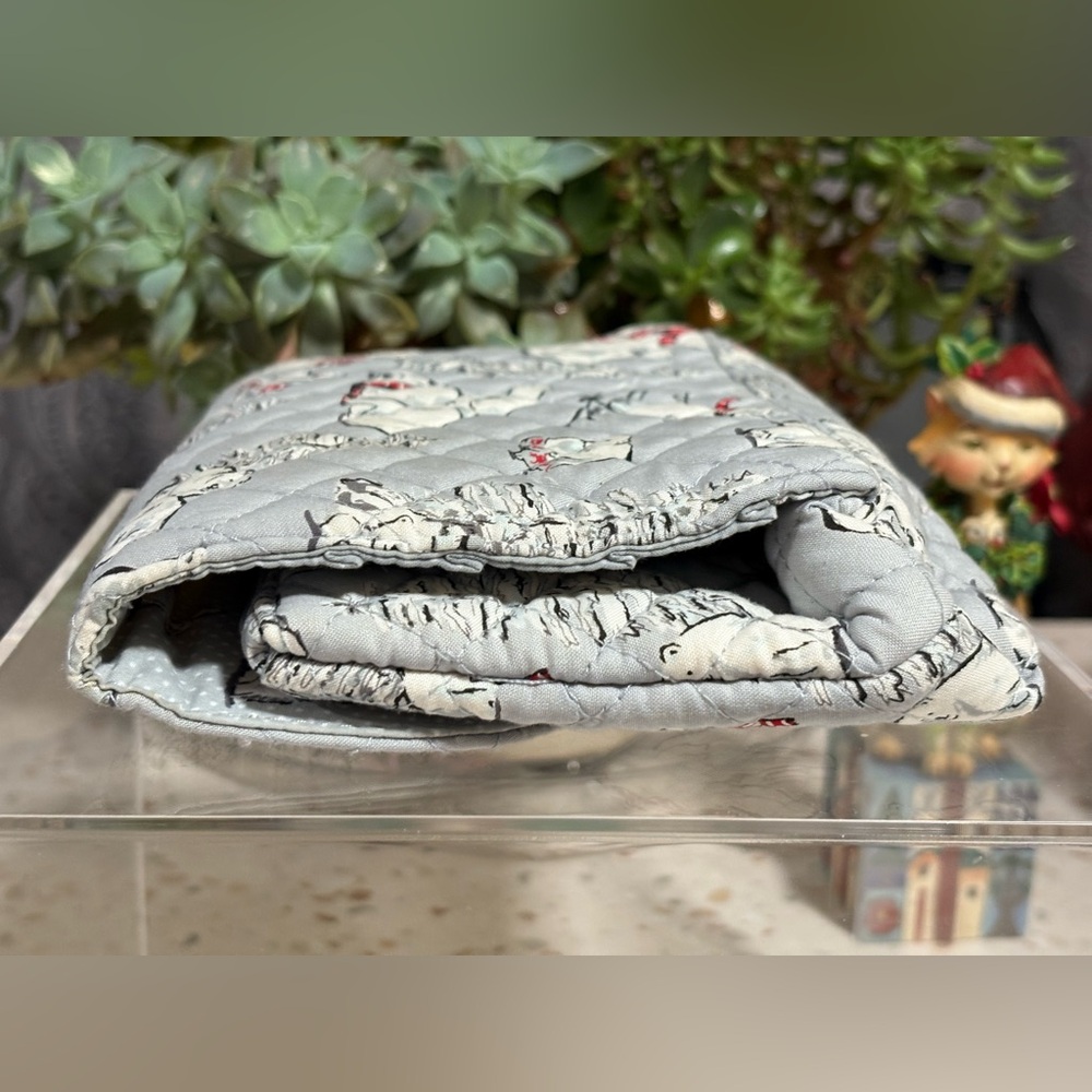 Vera Bradley Polar Bear Quilted Cosmetic Bag - Picture 10 of 17